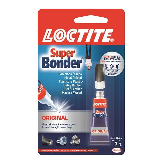 Pegante Instantaneo Super Bonder 3 Gr Original