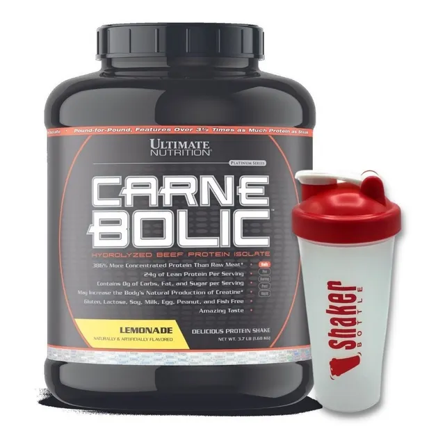 Proteína Hidrolizada De Carne Carnebolic 3,7lbs + Shaker