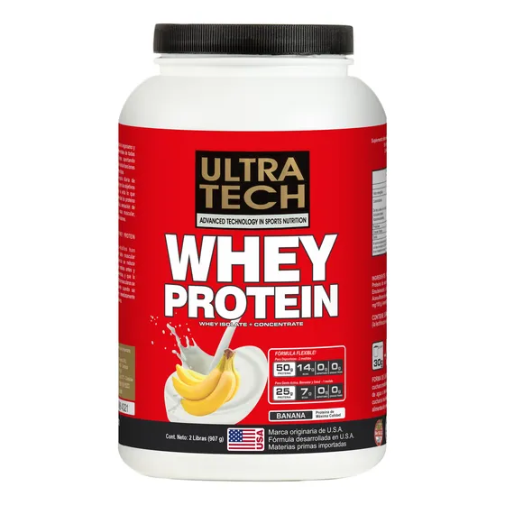 Whey Protein Ultra Tech Classic 907g Polvo 2 Lb
