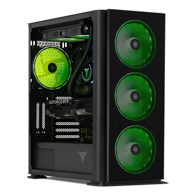 Pc Gamer Yeyian Nvidia Geforce Rtx 5080 16gb Gddr7, Amd Ryzen 9 7900x 5.6ghz, 64gb Ddr5 5600mhz, 2tb Nvme M.2 Gen 4, 2tb Hdd, 1000w Platinum, Enfriamiento 240mm, Wifi,bluetooth, Ypa-od795xd-5801m