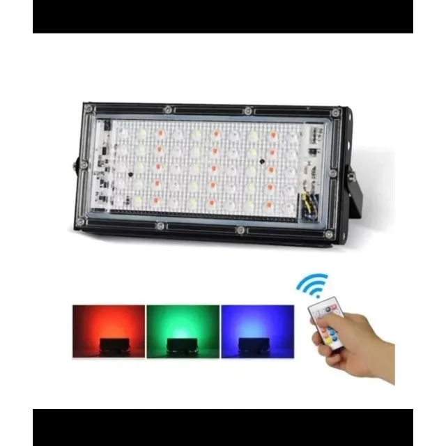 Reflector Led Rgb 50w Luces De Colores