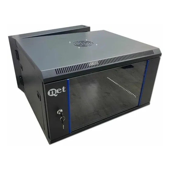 Gabinete De Pared Abatible 6u Puerta Y Llaves Qnet