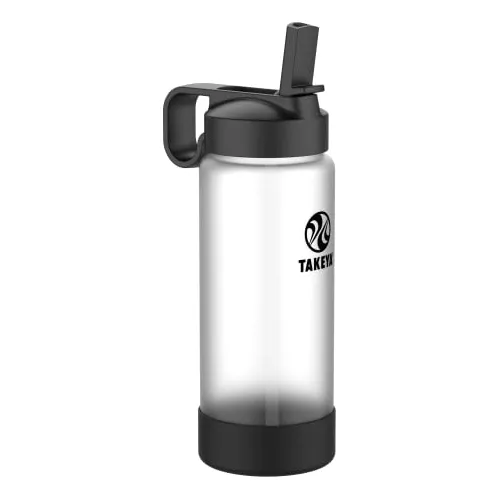 Botella De Agua De Cristal De Takeya Sure-grip Con 5d8l1