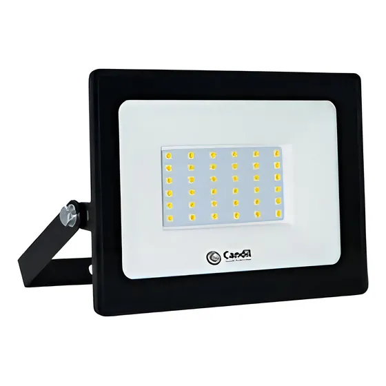 Reflector Proyector Led 30w Exterior Alta Luminosidad Candil Color de la carcasa Negro Color de la luz Blanco frío 220V