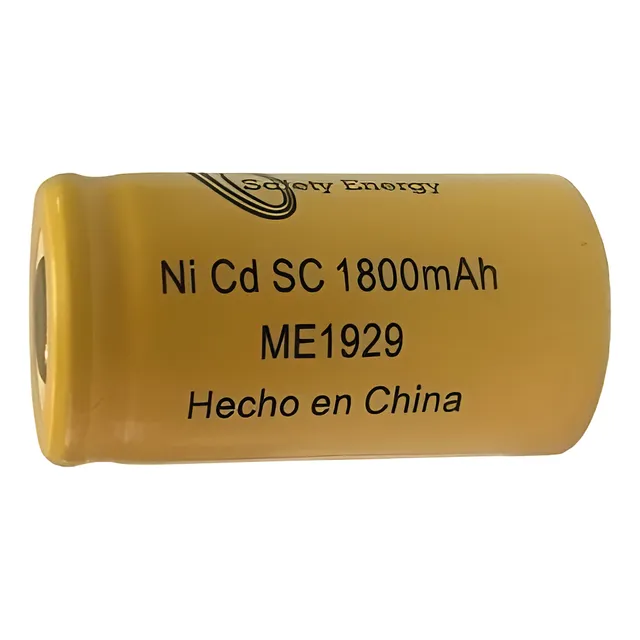 Pila Sc 1800mah 1.2v Ni-cd P/ Armado De Celdas, Industriales