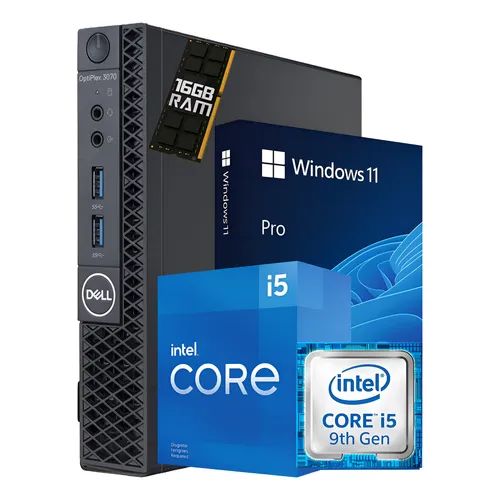 Mini Pc Dell 3050 I3 7ger, 8gb Ssd 240 C/ Wi-fi Win10 Pro 127/220V