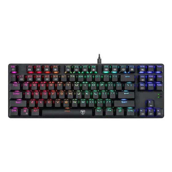 Teclado Gamer Mecânico T-dagger Tgk-315-bl Bora Rgb Espanhol