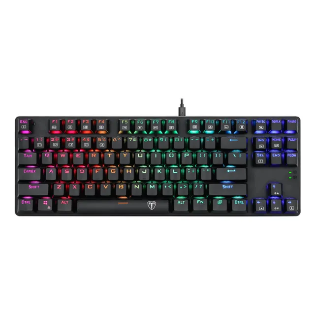 Teclado Gamer Mecânico T-dagger Tgk-315-bl Bora Rgb Espanhol