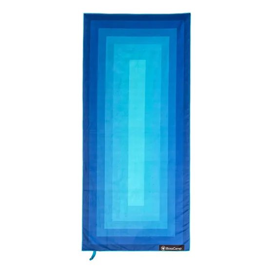 Toalla Playa Microfibra Grande Xl Oceano Bosscamp (90 X 200) Color Azul