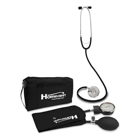Kit Baumanometro Aneroide Manual Con Estetoscopio Y Maletin