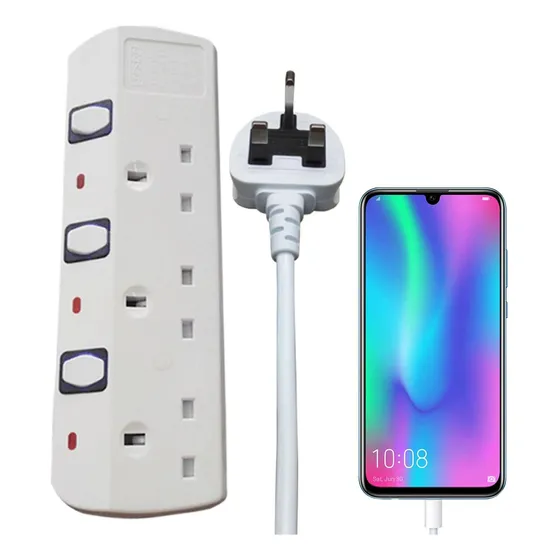 Adaptador Británico, Tira De Enchufes Internacionales, Múlti