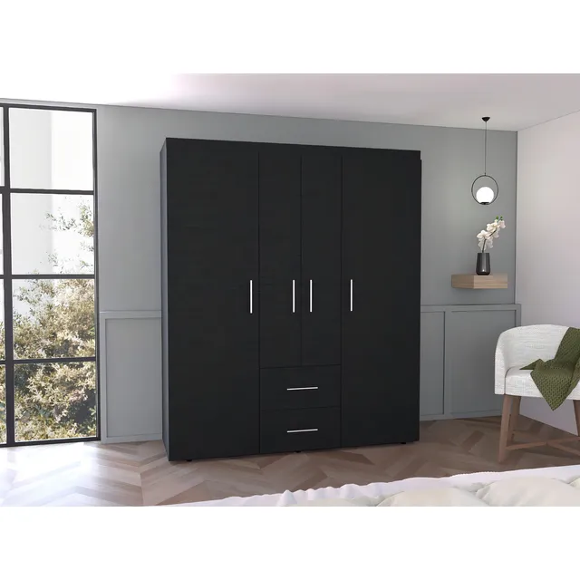 Closet Bariloche Eco 180 X 150 X 50 Rta Wengue
