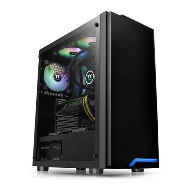 Gabinete Gamer Thermaltake H100 Gaming Lateral Vidrio