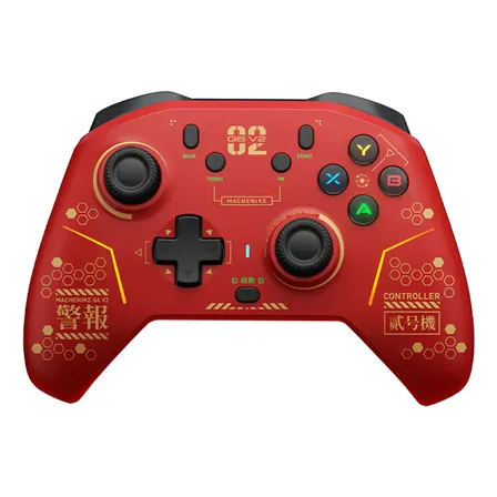 Machenike G6 V2 Gamepad Control Gamer Mando de Juego, Bluetooth Inalámbrico + 2.4G + con Cable, para iPhone Celular/Android/PC/Tablet/Nintendo Switch, Joystick TMR Y Disparador TMR, 1200mAh, 1000Hz
