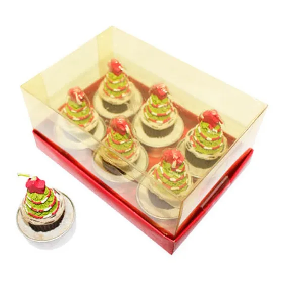 Juego De Velas Cup Cake Árbol De Navidad