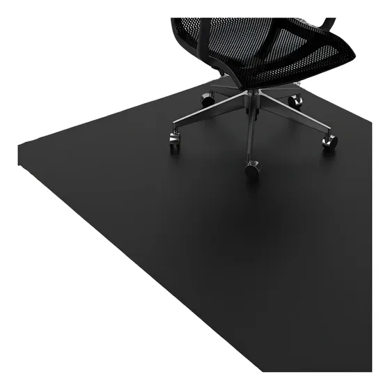 Tapete Grande Protetor De Cadeira Dello 120x100cm Preto Comprimento 1.2 M Desenho Do Tecido Série Bl