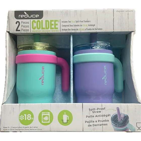 Termo Reduce 2 Pack De 414 Ml Color Azul-morado
