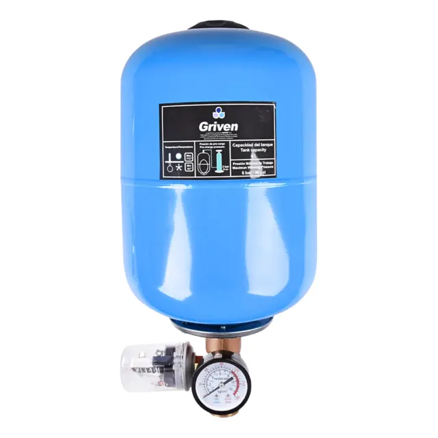 Kit Hidroneumatico Para Bomba De Agua 8 Litros Griven