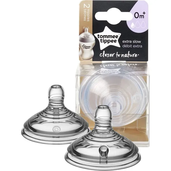 Tommee Tippee 2pzs 0m+ Goteo Extralento Closer To Nature