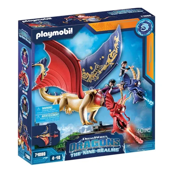Playmobil Dragons Los Nueve Reinos: Wu Y Wei Con J