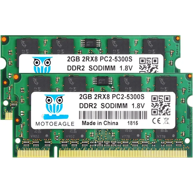 Memoria 2gbx2 Ddr2 667mhz Sodimm Pc2 5300s 