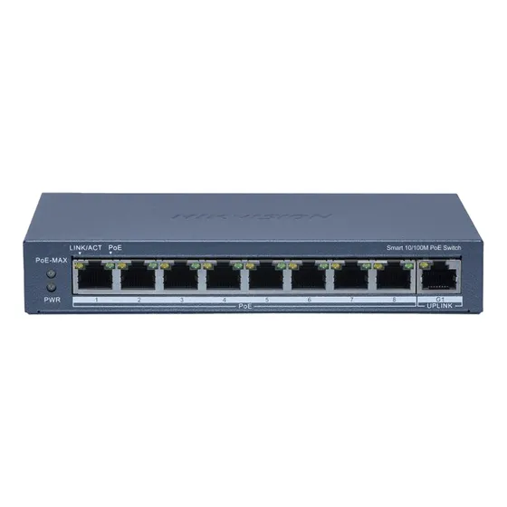 Switch Poe+ / Monitoreable / 8 Puertos 10/100 Mbps