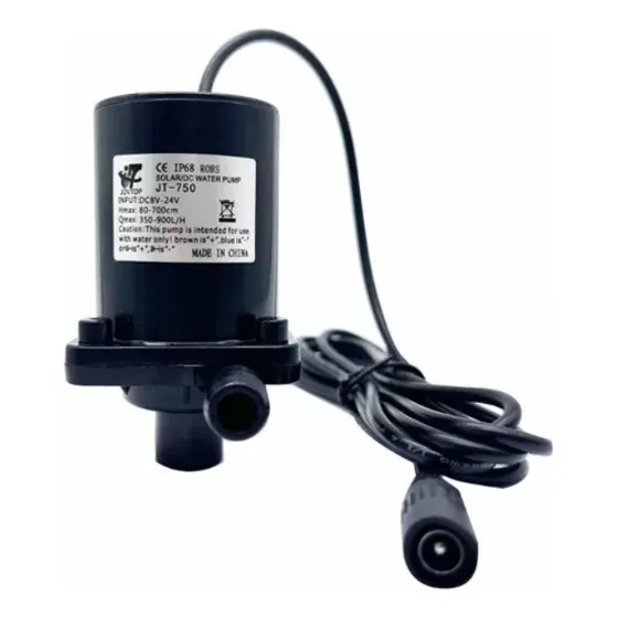 Sumergible Sube 5 Mts 700 L/h Bomba Riego Solar 8-24v