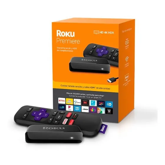Roku Premiere 4k Negro 3920 Estándar | MercadoLibre