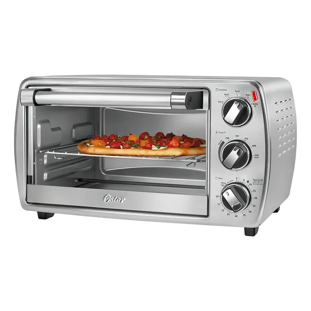 Horno de mesa eléctrico Oster TSSTTVCG04 18L plateado