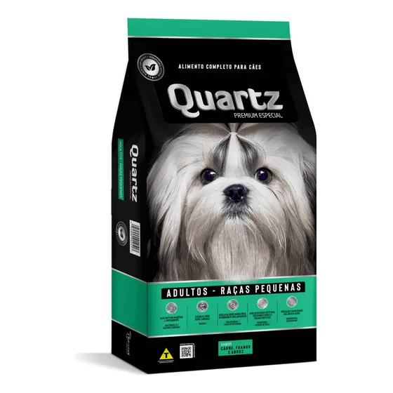 Quartz Ração Para Cães Adultos Raças Pequenas 15kg