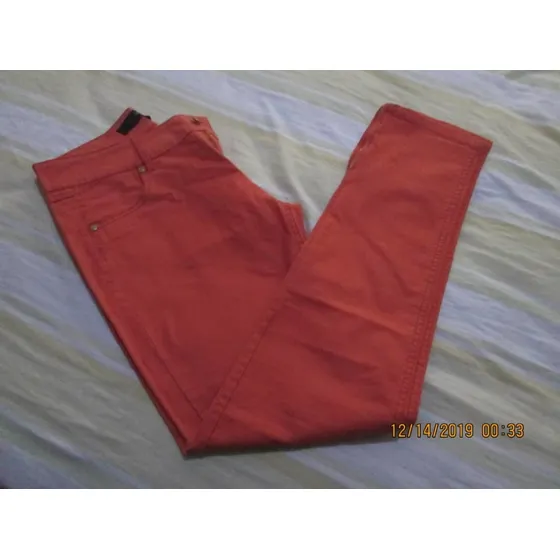 Pantalon De Damas Color Terracota Nuevo Talla 12