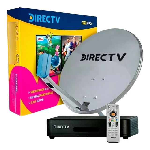 Antena Directv Prepago Sin Abono Kit Autoinstalable Hd 