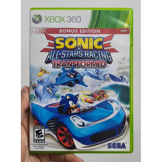 Jogo Sonic & All Stars Racing Transformed Original Xbox 360