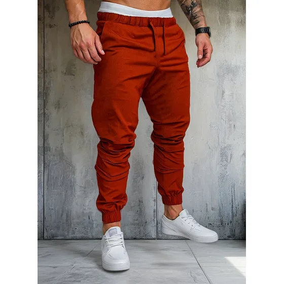 Jogging Pantalón Deportivo Elastizado Slim Fit Bengalina 