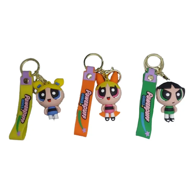 Colección Llaveros En Goma Chicas Superpoderosas