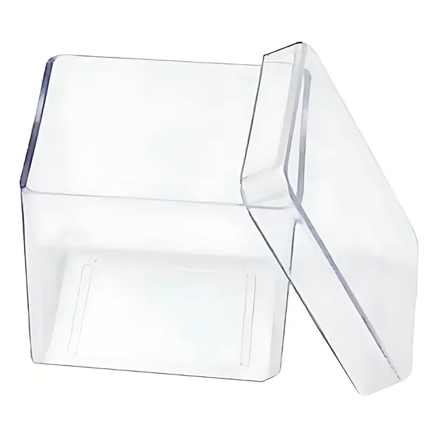 Kit 50 Caixa Para Lembrancinhas Acrílico 5x5 Transparente