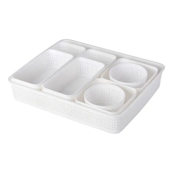 Canastas Cestas Organizadoras Set 9 Cocina Baño Multiuso