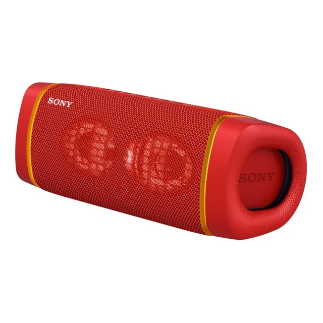 Bocina Sony Extra Bass XB33 SRS-XB33 portátil con bluetooth waterproof roja