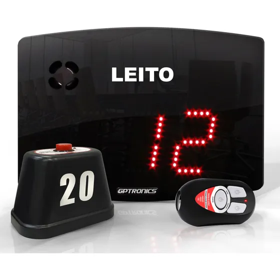 Painel Para Hospital C Chamador Wi De Enfermeiro P 25 Leitos Cor Preto