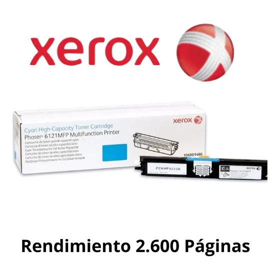 Xerox Original Phaser 6121mfp Cian Alta Capacidad 106r01466