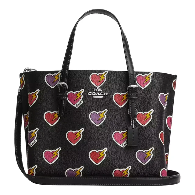 Bolsa Tote Coach Tote Color Negro/ Corazón