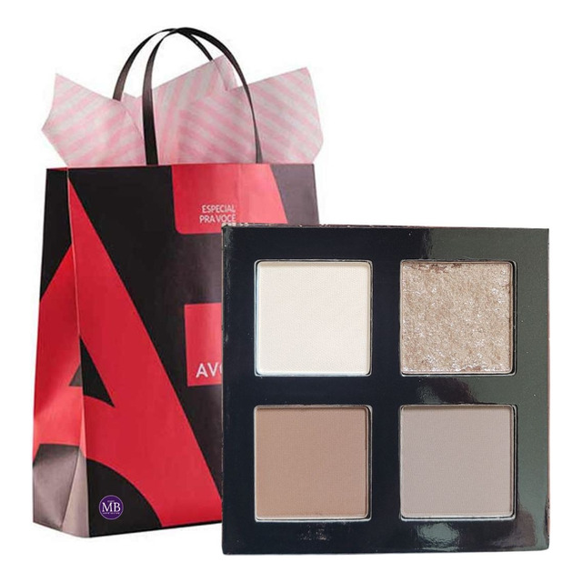 Paleta De Sombra Maquiagem Avon Color Nude Natural Marrom Paleta De Sombra Maquiagem Avon Color Nude Natural Marrom