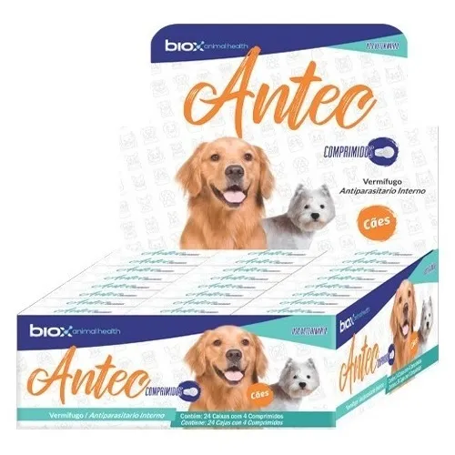 Antec Biox 4 Tab Desparasitante Perros/gatos 0.1g