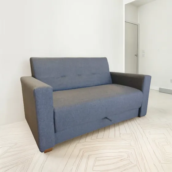 Sillón Sofá Cama Premium 2 Cps.chenille Color A Elección.