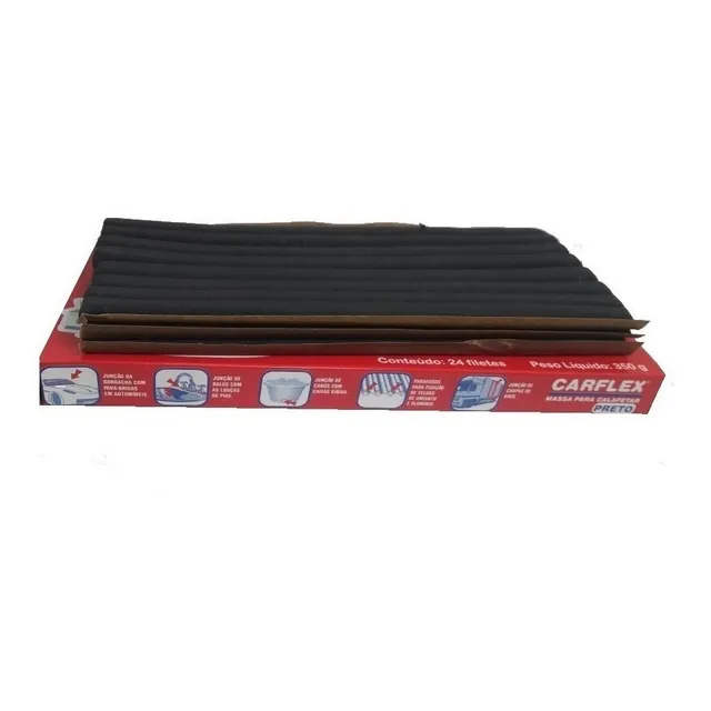 Massa Para Calafetar (preto) 350g - 24 Filetes - Vedação
