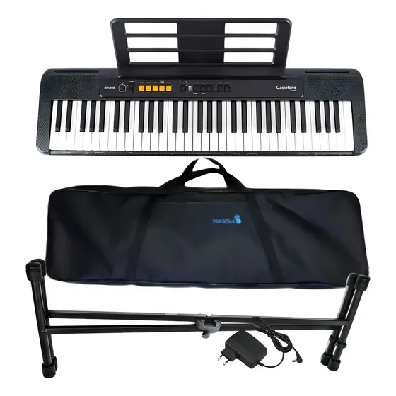 Teclado musical Casio Casiotone CTS100 61 teclas negro | Cuotas sin interés