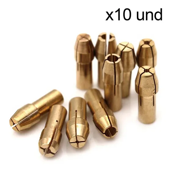 Dremel Boquilla Pinzas Mandril Para Mototool Juego De 10pcs 