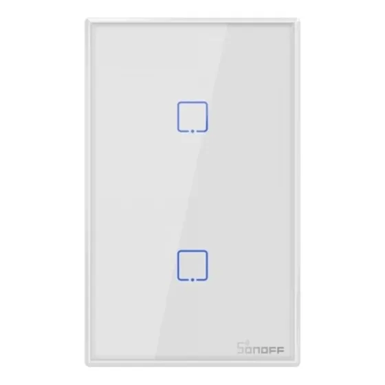 Switch Inteligente Wifi Sonoff 2 Botones Domotica Color Blanco
