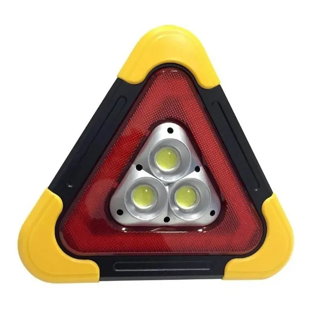 Triangulo De Emergencia Led Recargable Portatil Solar Pro Xl