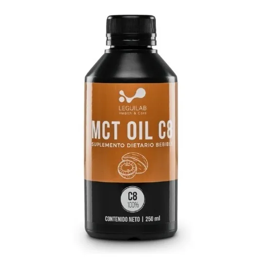 Mct Oil Puro C8 Leguilab   X 250 Ml - Keto Vegan